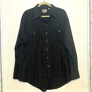 Ely Cattleman button down western style shirt size XXL